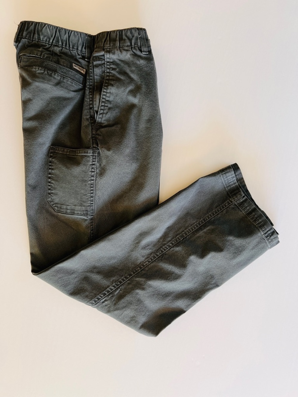 Columbia Boys Cargo Pants L 14-16 Gray Cotton Outdoor Hiking